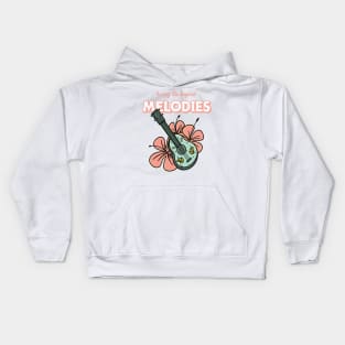 Living the tropical melodies tiki vibe Kids Hoodie